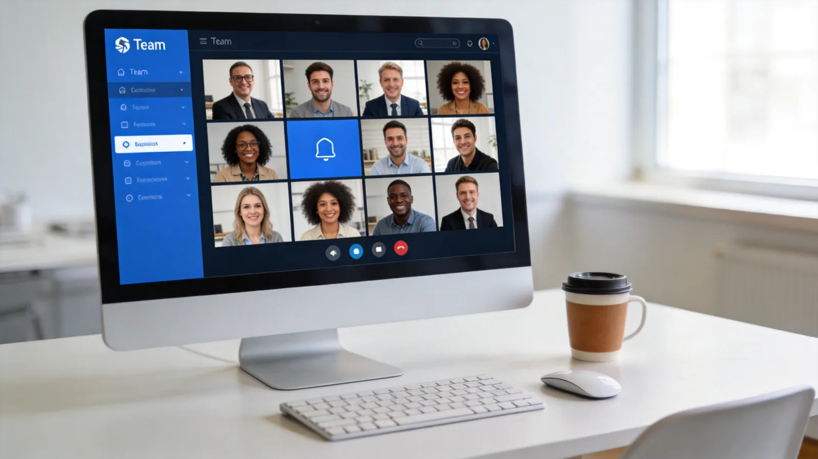 Microsoft Teams电脑版界面预览 - 团队协作与视频会议